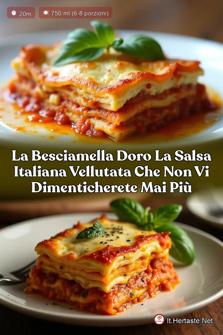 La Besciamella DOro La Salsa Italiana Vellutata che Non Vi Dimenticherete Mai Pi&ugrave;