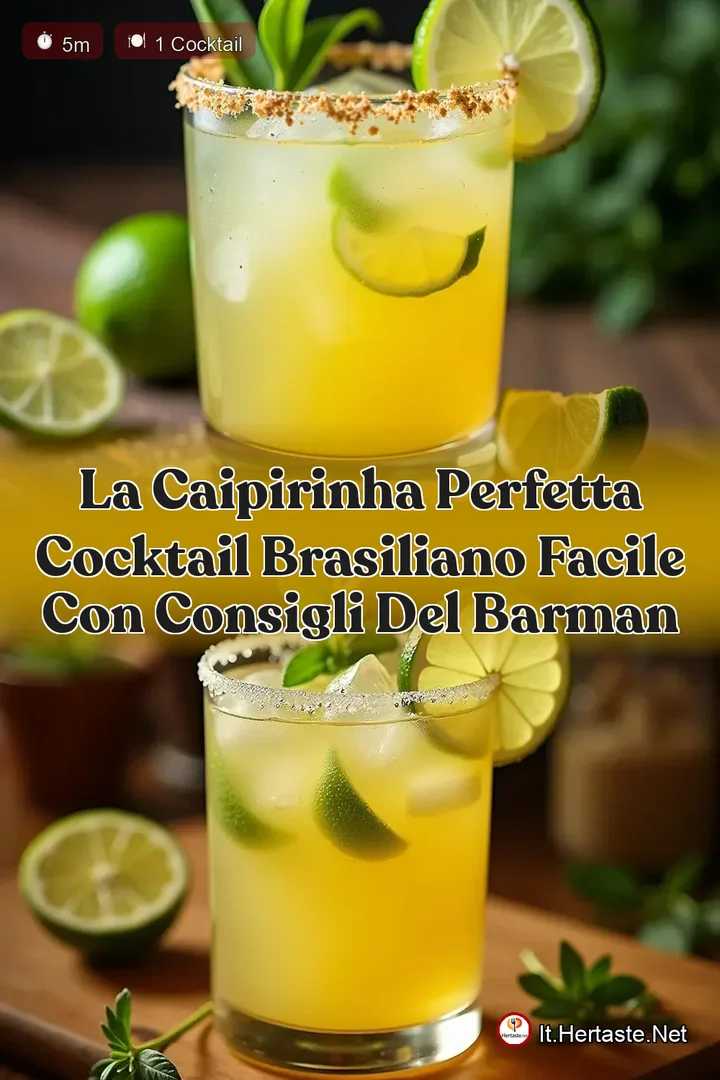 La Caipirinha Perfetta Cocktail Brasiliano Facile con Consigli del Barman