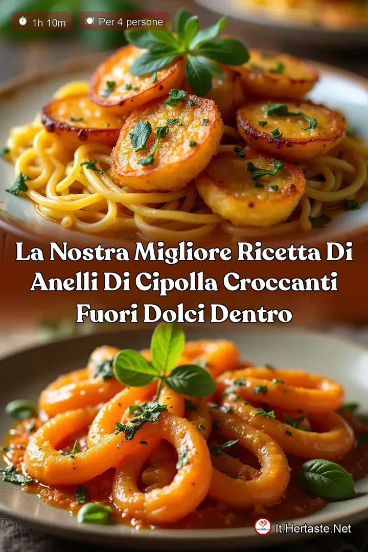 La Nostra Migliore Ricetta di Anelli di Cipolla Croccanti Fuori Dolci Dentro