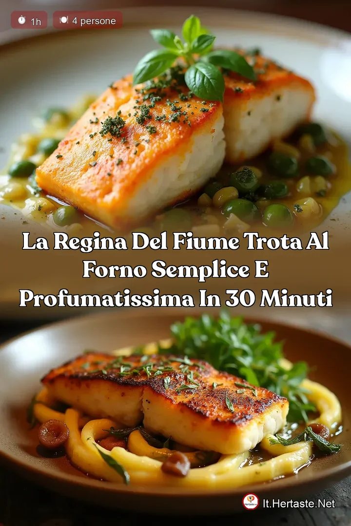 La Regina del Fiume Trota al Forno Semplice e Profumatissima in 30 Minuti
