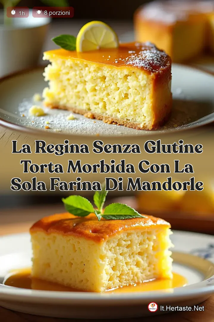 La Regina Senza Glutine Torta Morbida con la Sola Farina di Mandorle