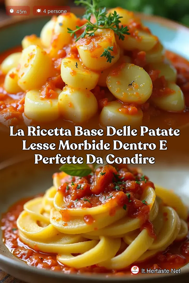 La Ricetta Base delle Patate Lesse Morbide Dentro e Perfette da Condire