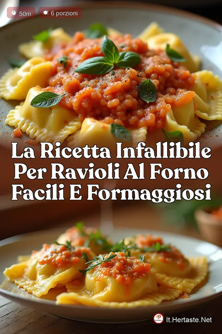 La Ricetta Infallibile per Ravioli al Forno Facili e Formaggiosi