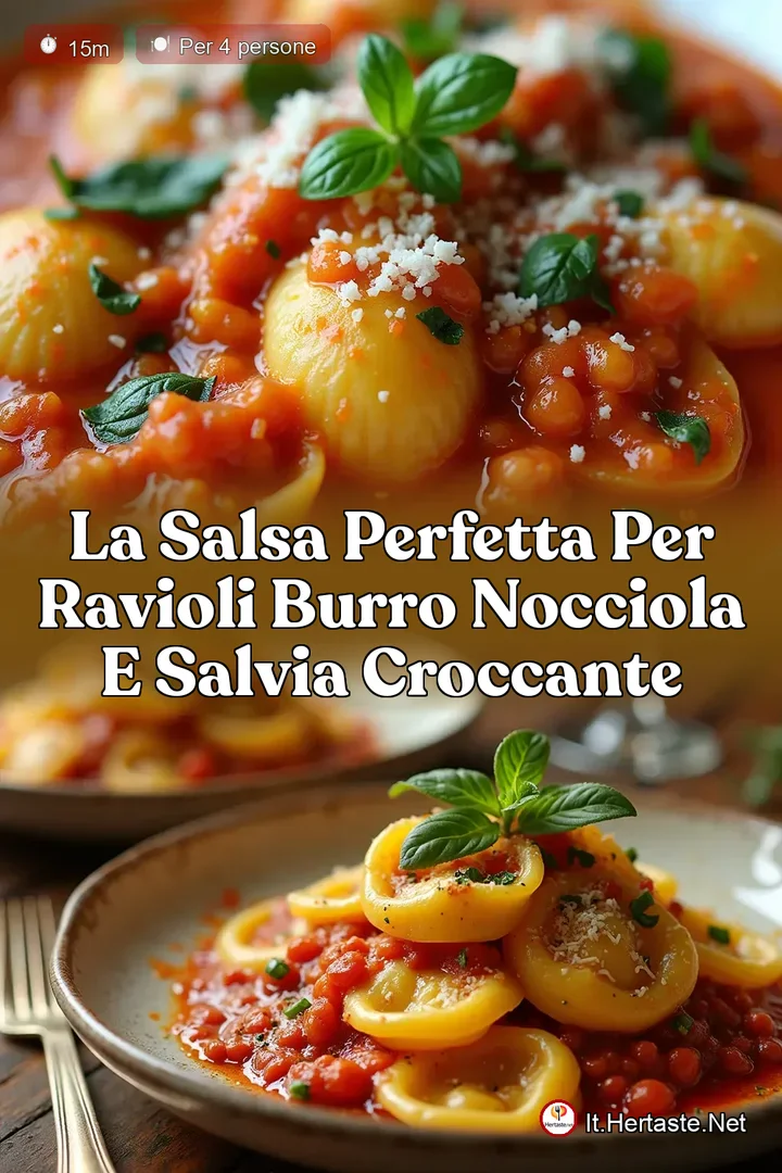 La Salsa Perfetta per Ravioli Burro Nocciola e Salvia Croccante
