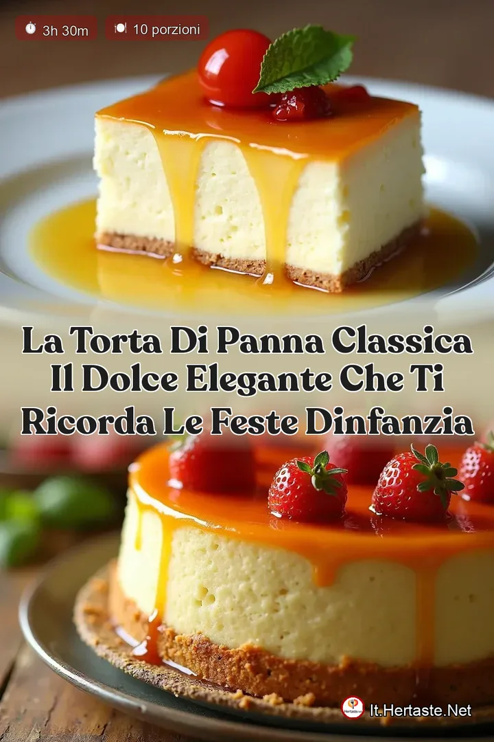 La Torta di Panna Classica Il Dolce Elegante che Ti Ricorda le Feste dInfanzia