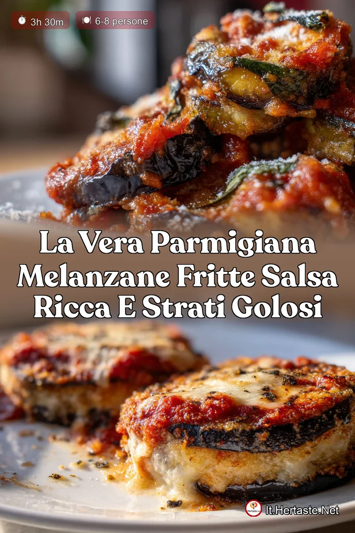 La Vera Parmigiana Melanzane Fritte Salsa Ricca e Strati Golosi