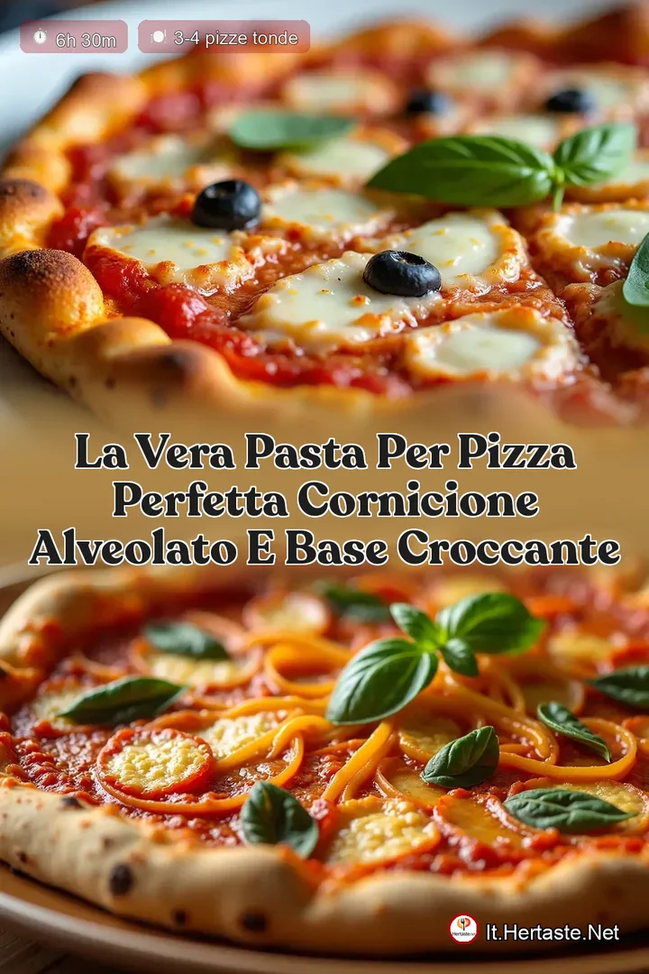 La Vera Pasta per Pizza Perfetta Cornicione Alveolato e Base Croccante