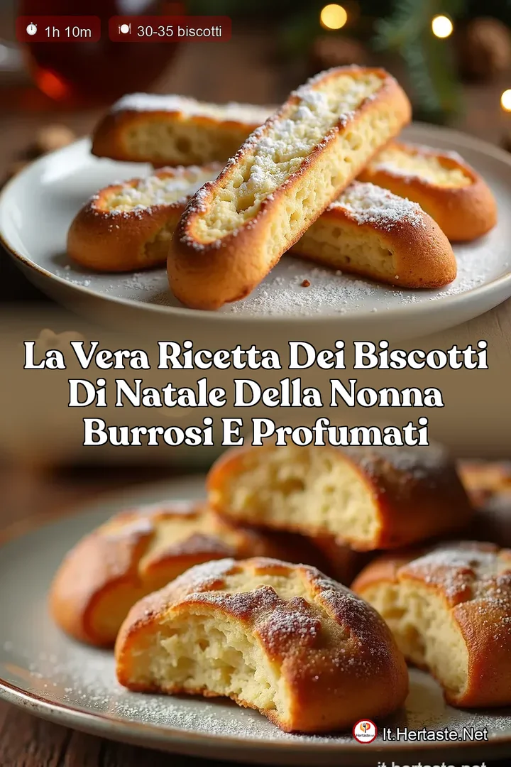 La Vera Ricetta dei Biscotti di Natale della Nonna Burrosi e Profumati