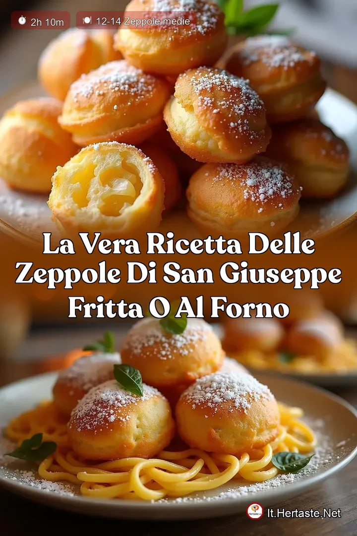 La Vera Ricetta delle Zeppole di San Giuseppe Fritta o al Forno