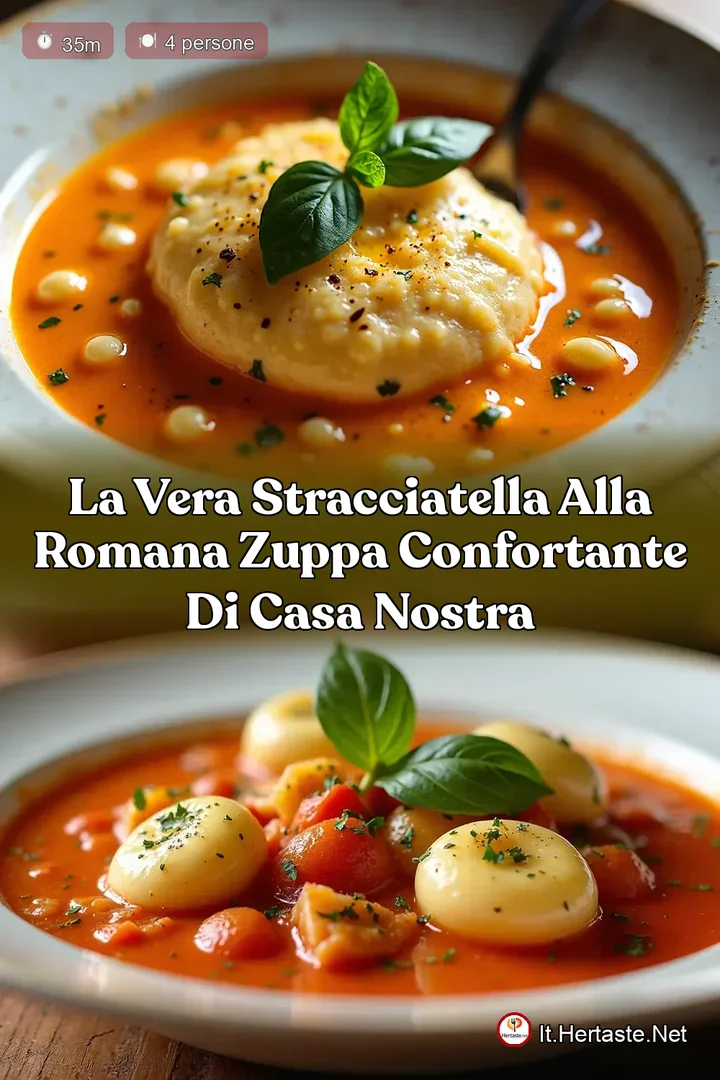La Vera Stracciatella alla Romana Zuppa Confortante di Casa Nostra