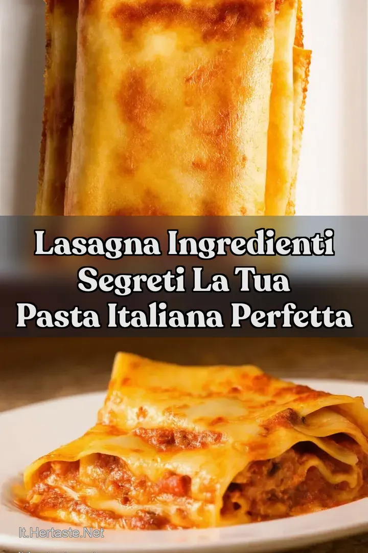 Lasagna Ingredienti Segreti La Tua Pasta Italiana Perfetta