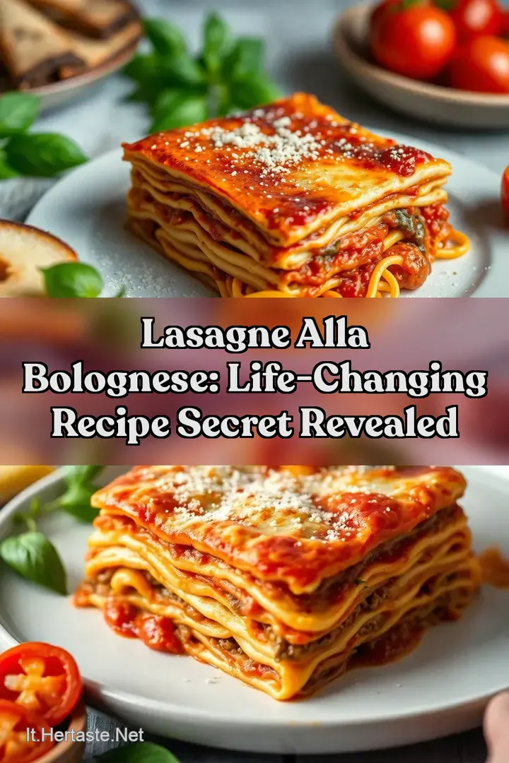 Lasagne Alla Bolognese: Life-Changing Recipe Secret Revealed