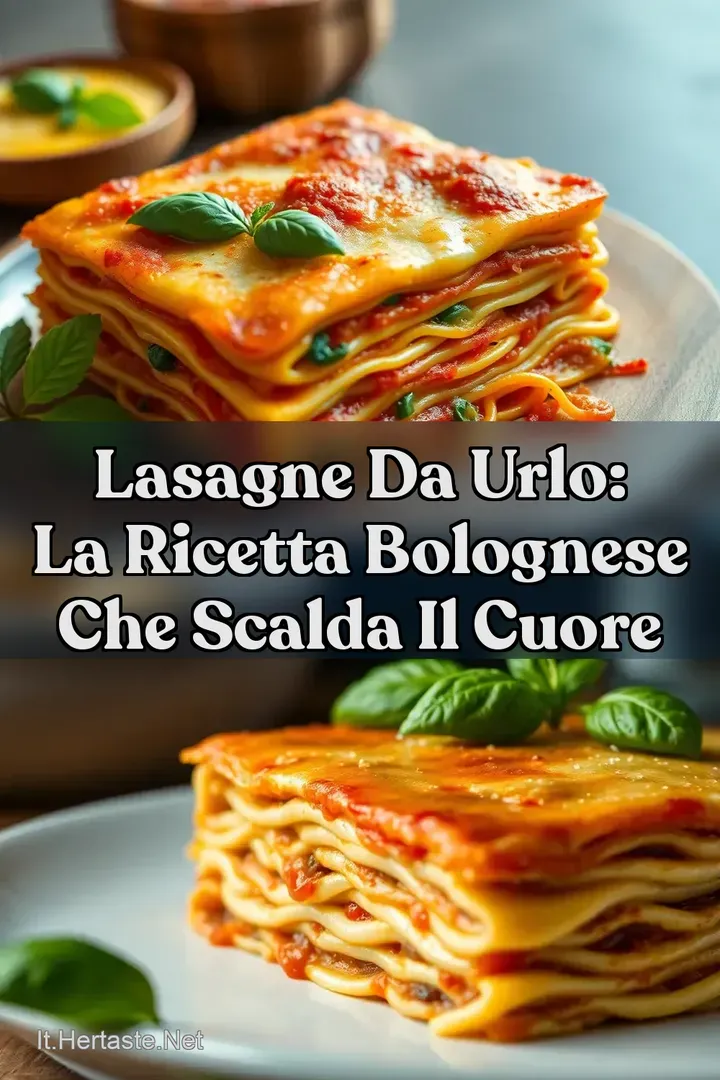 Lasagne da Urlo: La Ricetta Bolognese che Scalda il Cuore