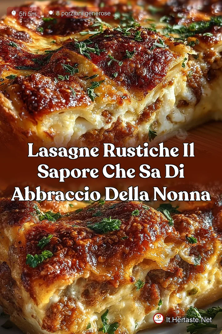 Lasagne Rustiche Il Sapore che sa di Abbraccio della Nonna