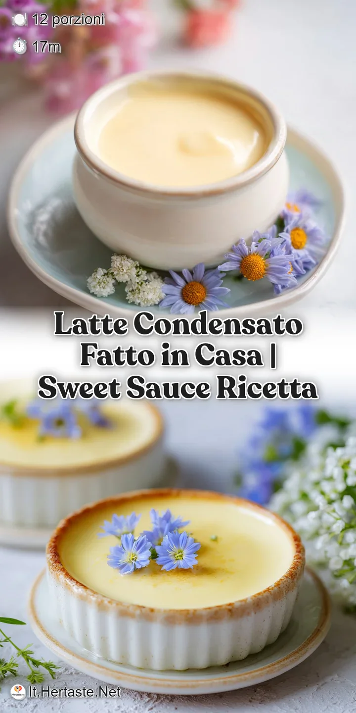 Close-up of luscious, pale yellow condensed milk with a smooth, glossy surface, invitingly thick.