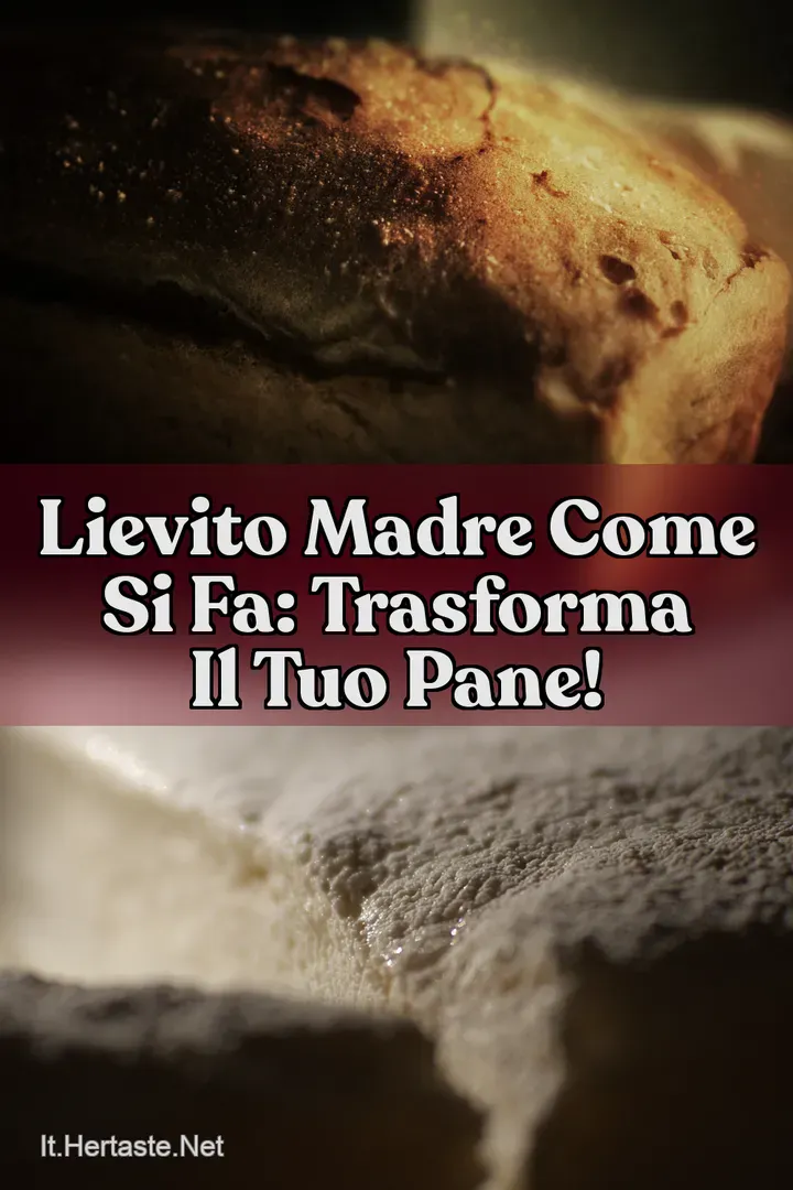 Lievito Madre Come Si Fa: Trasforma il Tuo Pane!