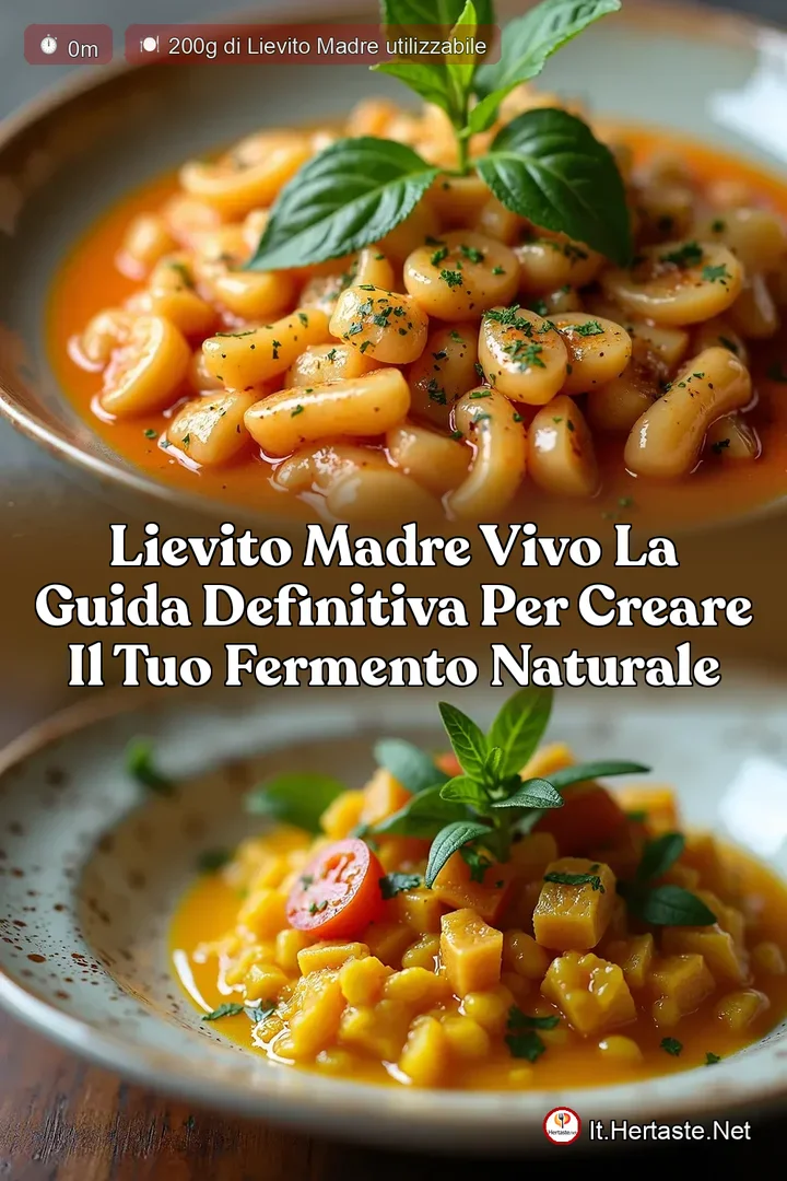 Lievito Madre Vivo La Guida Definitiva per Creare il Tuo Fermento Naturale