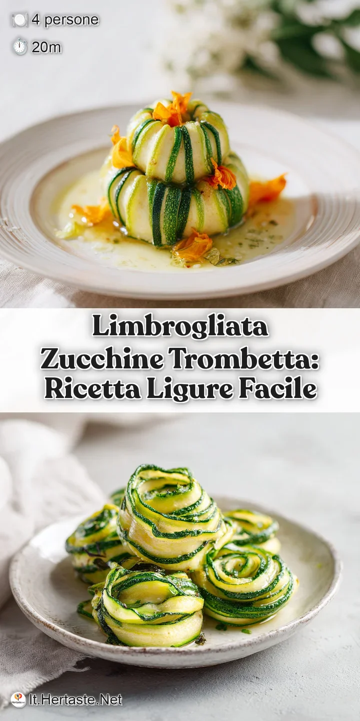 Close-up shows the tender texture of zucchini ribbons intertwined with pasta, coated in a light, savory sauce.