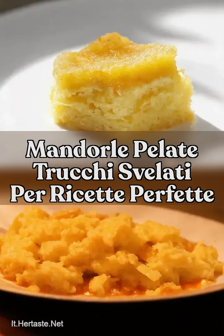 Mandorle Pelate Trucchi Svelati per Ricette Perfette