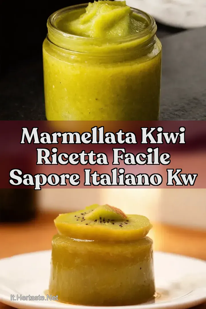 Marmellata Kiwi Ricetta Facile Sapore Italiano kw