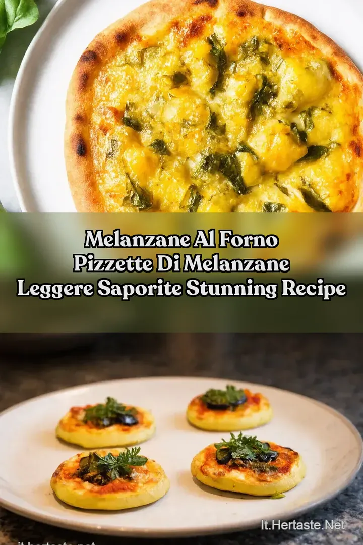 Melanzane Al Forno Pizzette di melanzane leggere saporite Stunning Recipe