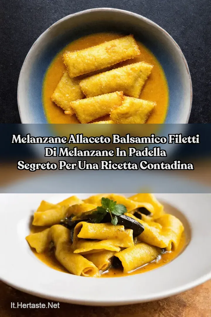 Melanzane allAceto Balsamico Filetti di melanzane in padella Segreto per una Ricetta Contadina