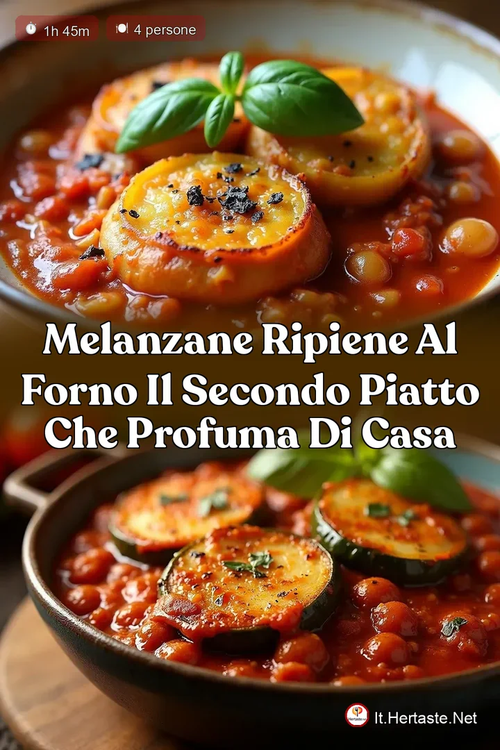 Melanzane Ripiene al Forno Il Secondo Piatto che Profuma di Casa