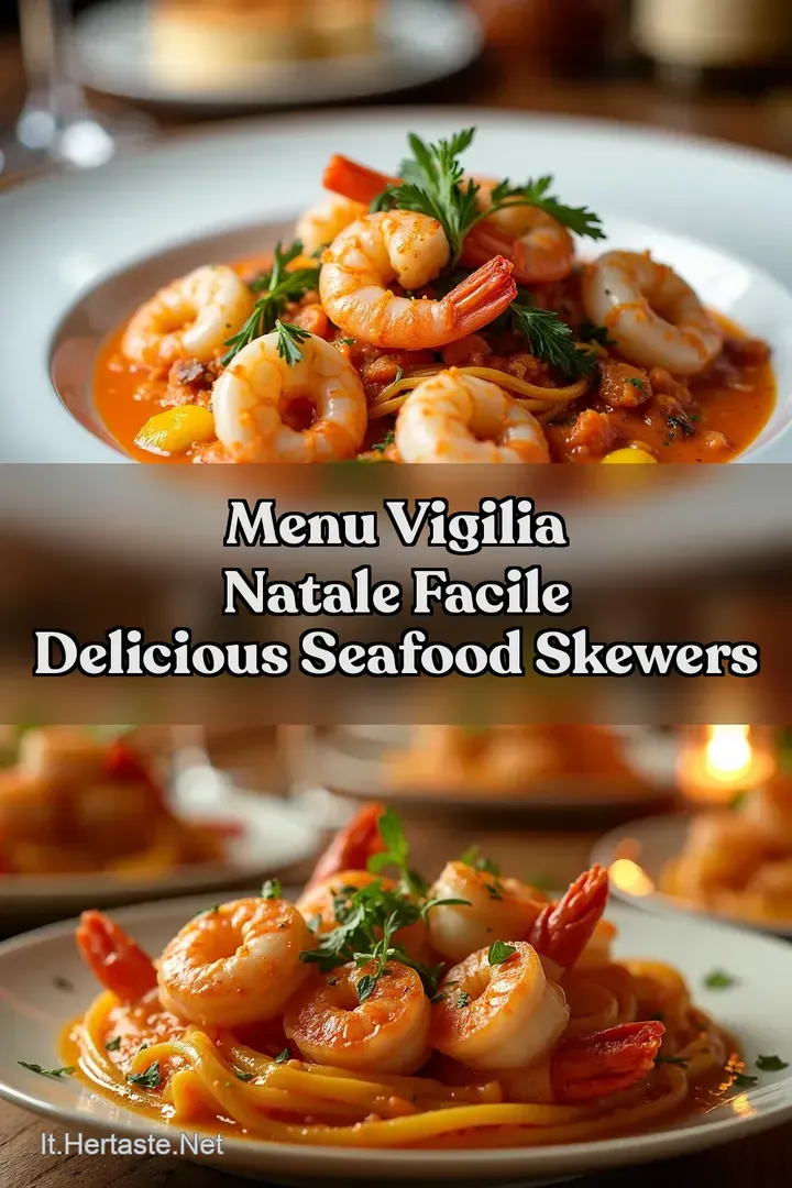 Menu Vigilia Natale Facile Delicious Seafood Skewers