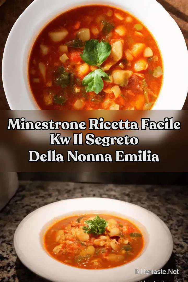 Minestrone ricetta facile kw Il Segreto della Nonna Emilia