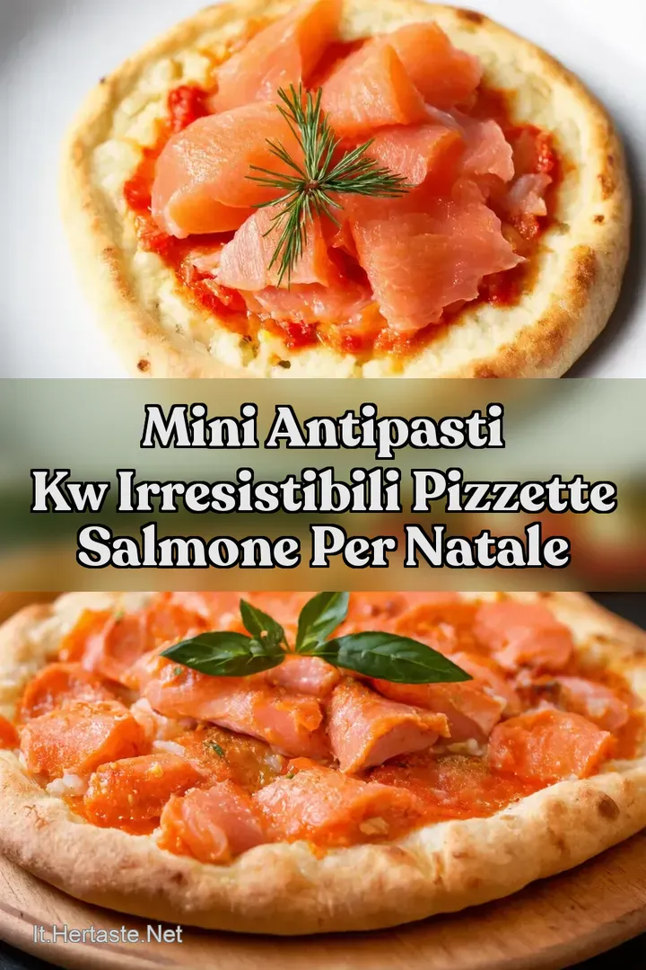 Mini Antipasti kw Irresistibili Pizzette Salmone per Natale