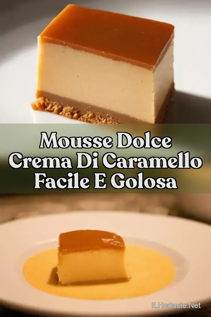 Mousse Dolce Crema di Caramello Facile e Golosa