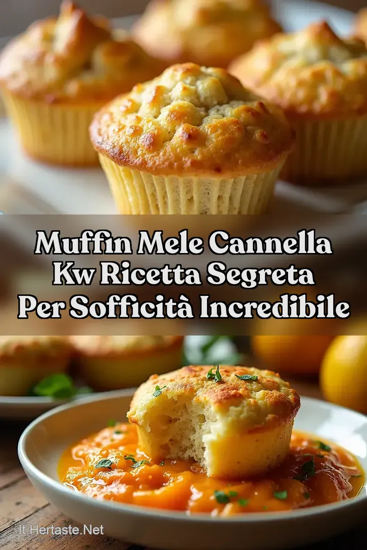 Muffin Mele Cannella kw Ricetta Segreta per Sofficit&agrave; Incredibile