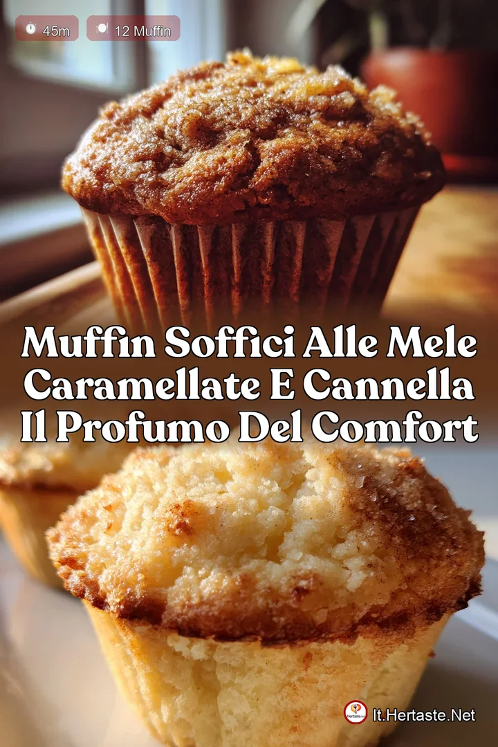 Muffin Soffici alle Mele Caramellate e Cannella Il Profumo del Comfort