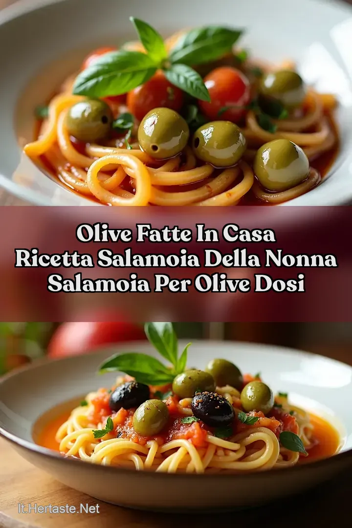 Olive Fatte in Casa Ricetta Salamoia della Nonna salamoia per olive dosi