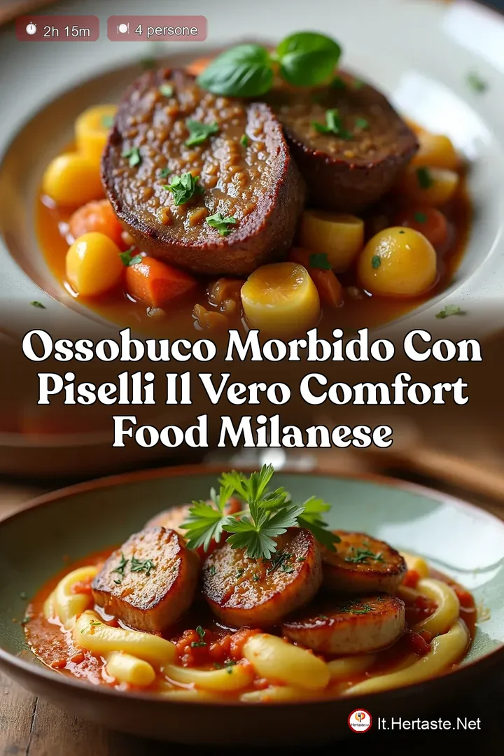 Ossobuco Morbido con Piselli Il Vero Comfort Food Milanese