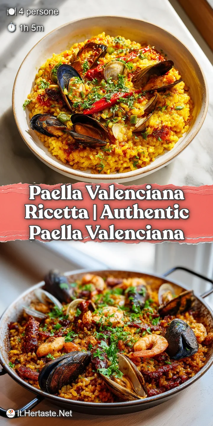 Close-up of golden rice grains studded with pink shrimp, chunks of white chicken, and ruby-red bell pepper slices.