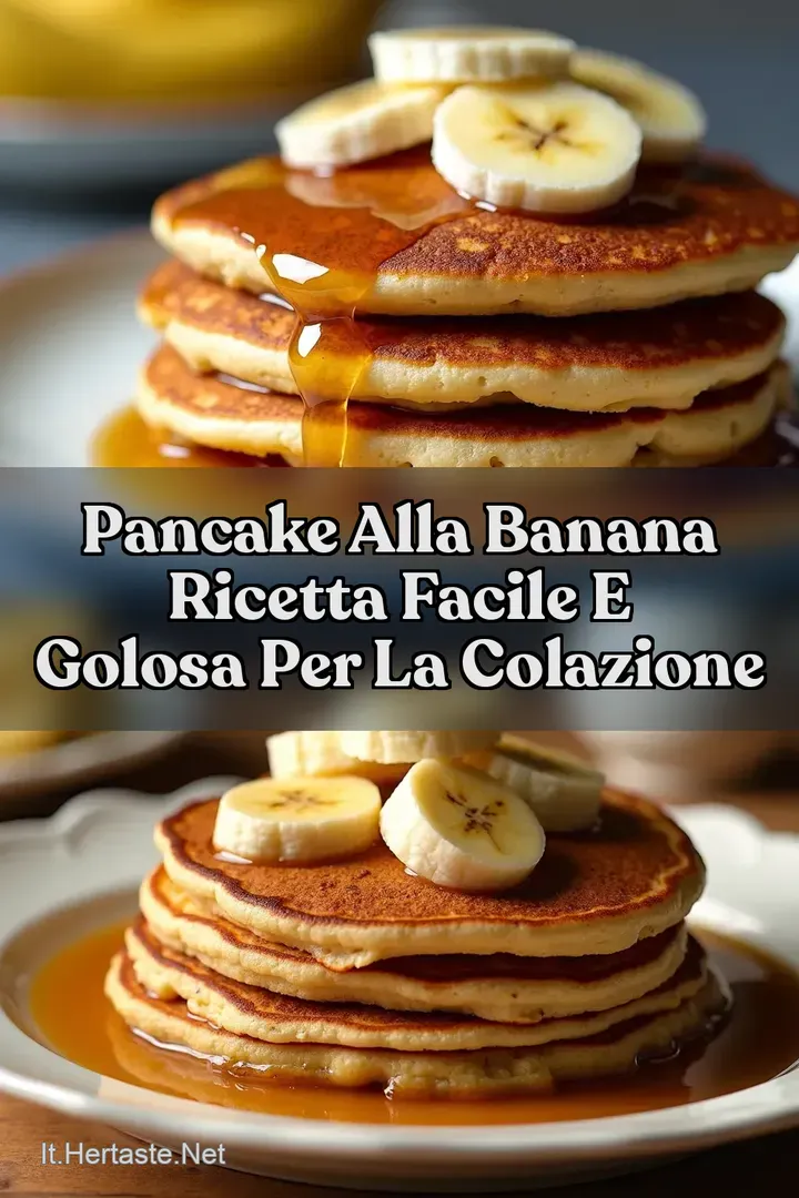 Pancake alla Banana Ricetta Facile e Golosa per la Colazione