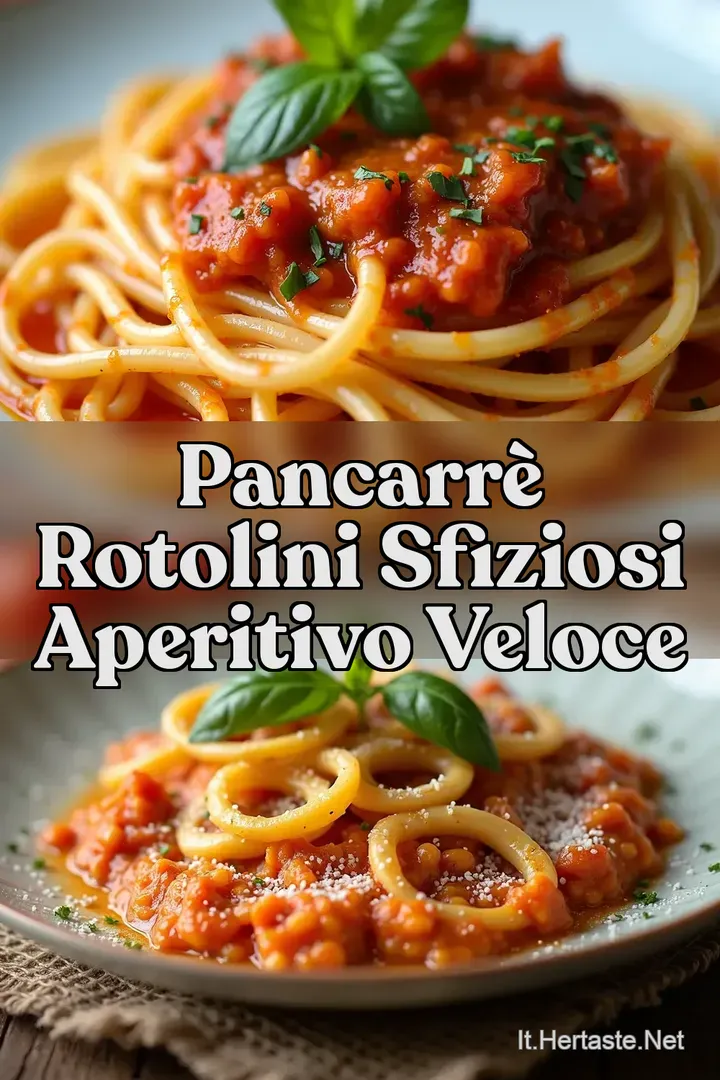 Pancarr&egrave; Rotolini Sfiziosi Aperitivo Veloce