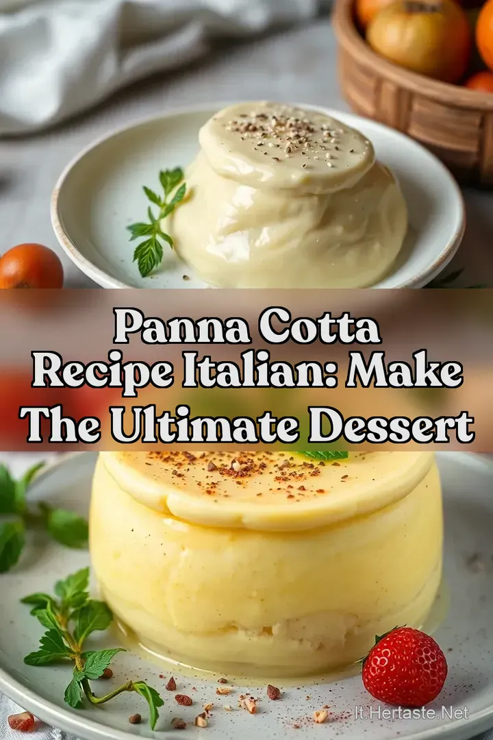Panna Cotta Recipe Italian: Make The Ultimate Dessert