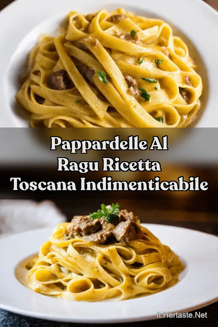 Pappardelle al Ragu Ricetta Toscana Indimenticabile