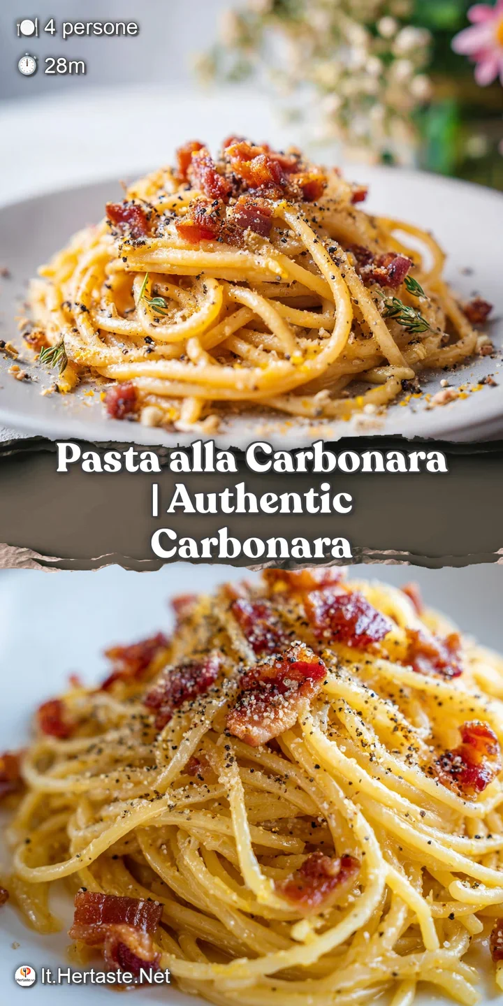 Close-up of velvety yellow sauce coating pasta strands, featuring glistening crispy pork and cracked pepper