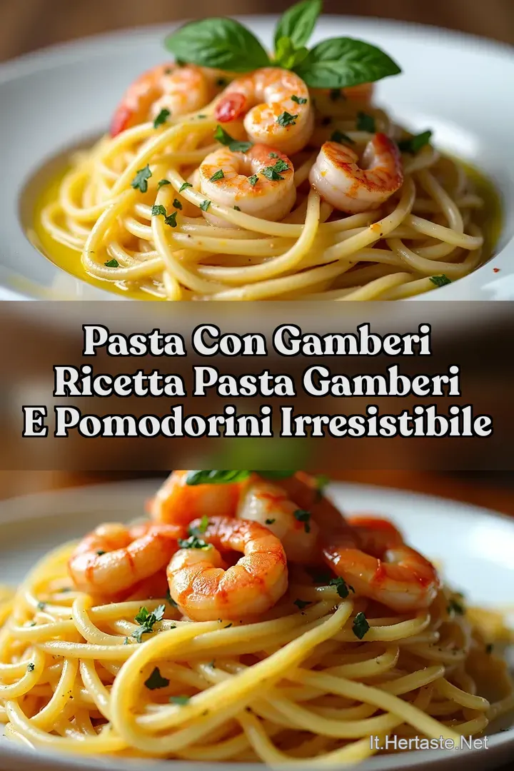 Pasta con gamberi Ricetta Pasta Gamberi e Pomodorini Irresistibile