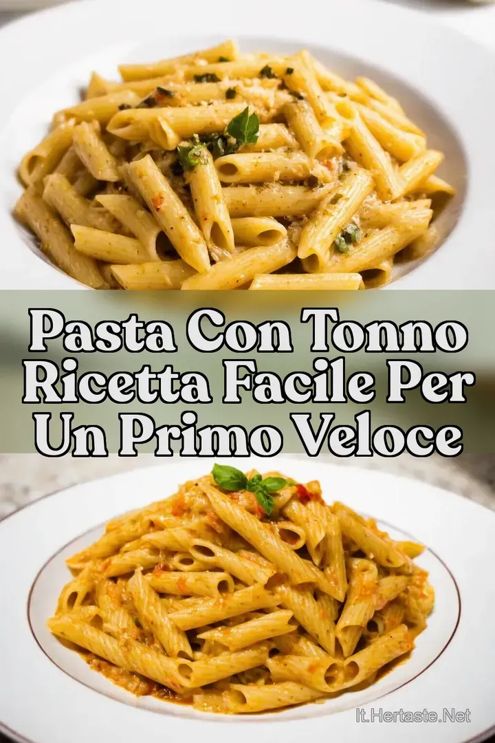Pasta con Tonno Ricetta Facile per un Primo Veloce