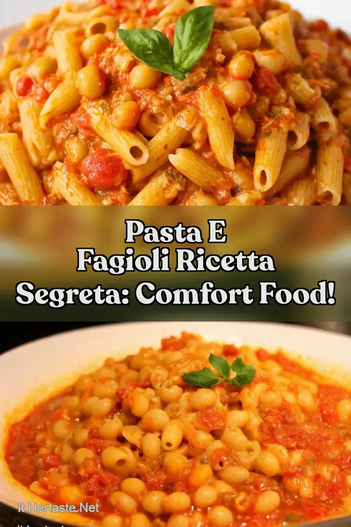 Pasta e Fagioli Ricetta Segreta: Comfort Food!