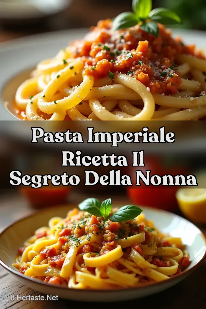 Pasta Imperiale Ricetta Il Segreto Della Nonna
