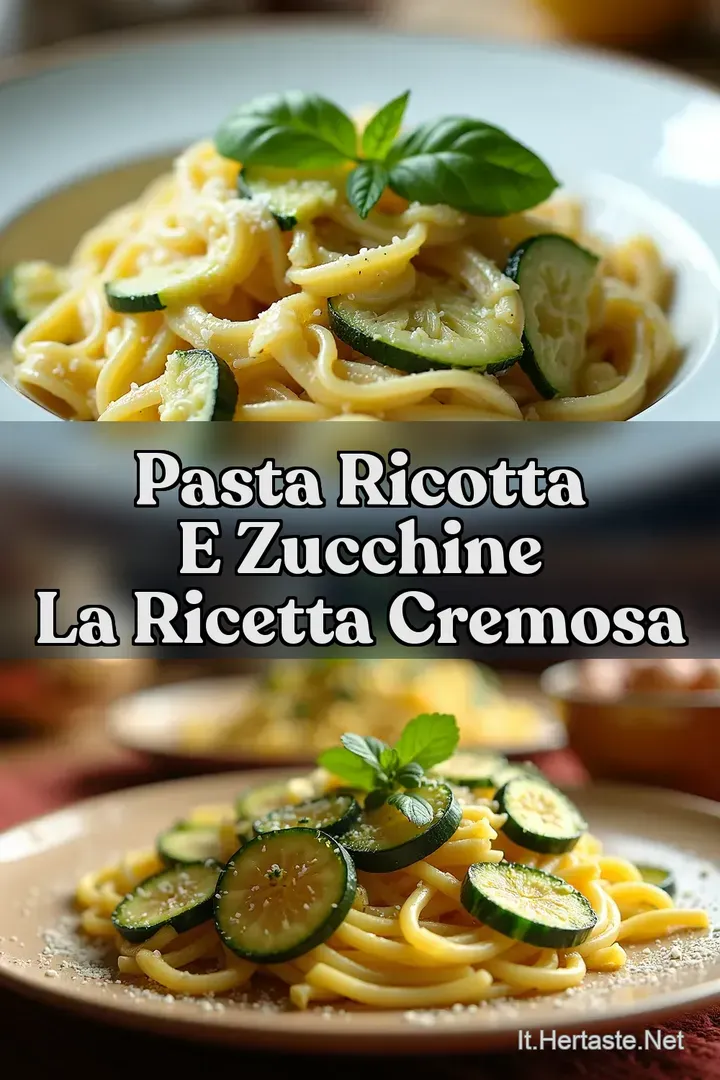 Pasta Ricotta e Zucchine La Ricetta Cremosa