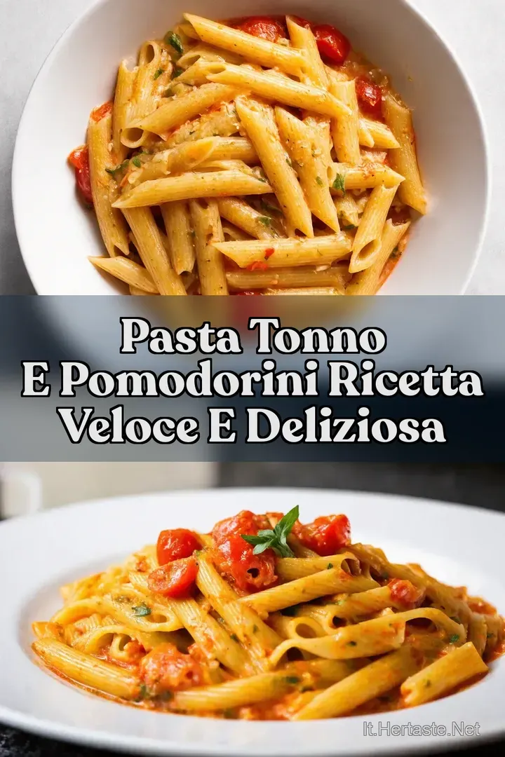 Pasta Tonno e Pomodorini Ricetta Veloce e Deliziosa