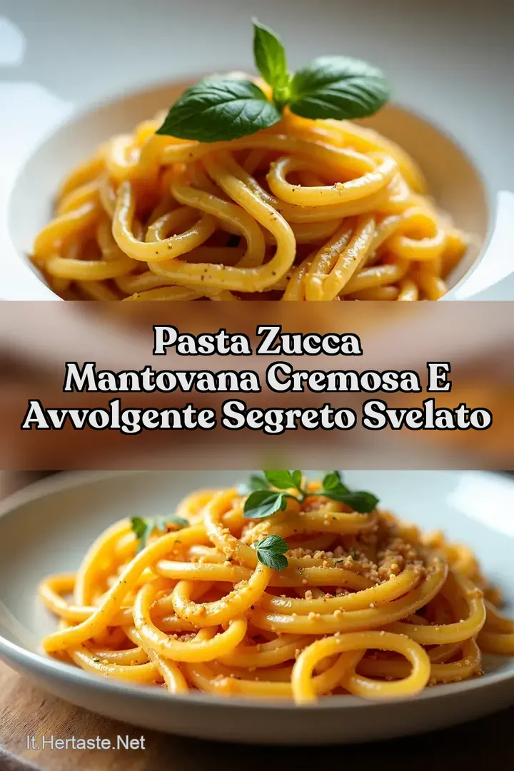 Pasta Zucca Mantovana Cremosa e Avvolgente Segreto Svelato