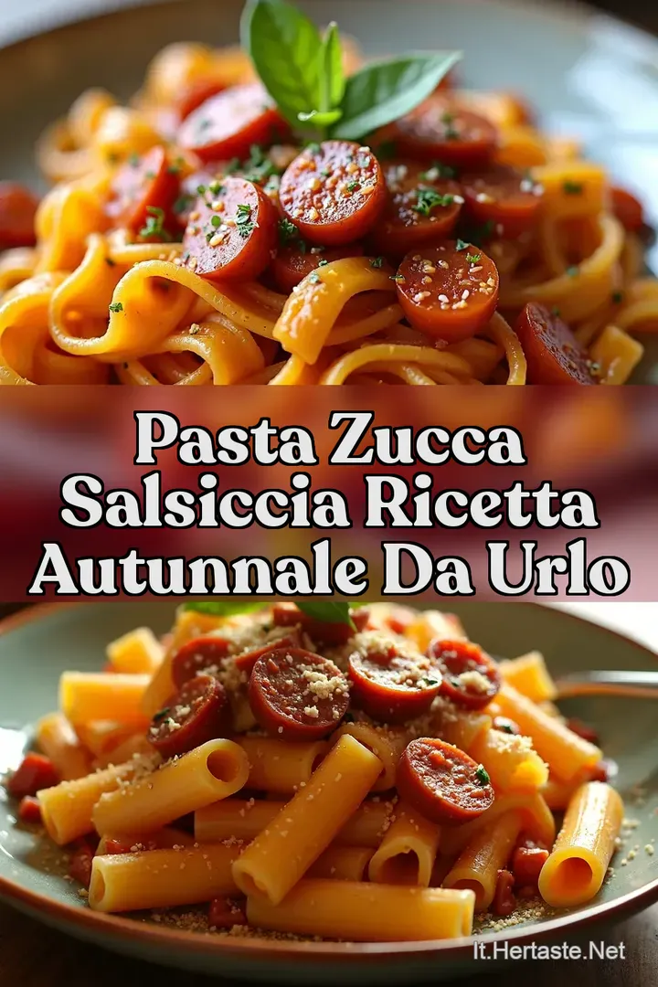 Pasta Zucca Salsiccia Ricetta Autunnale da Urlo