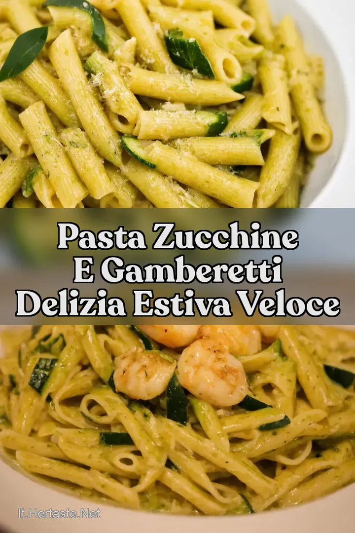 Pasta Zucchine E Gamberetti Delizia Estiva Veloce